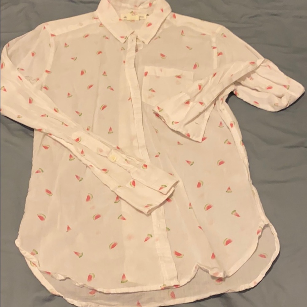 Watermelon print shirt